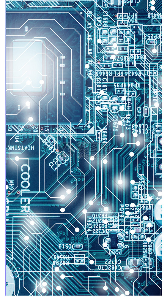 電路板手機壁紙